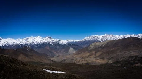 Himalayas mountains Stock Photos