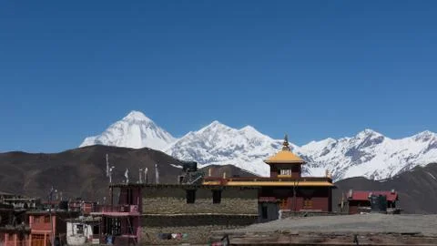 Himalayas mountains Stock Photos