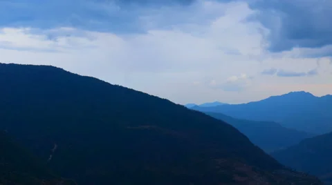 Himalayas Nepal mountain sky Time-lapse trekking nature background 4k video Stock Footage 64821356