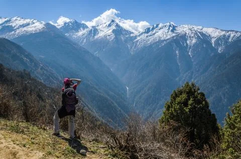 The himalayas Stock Photos