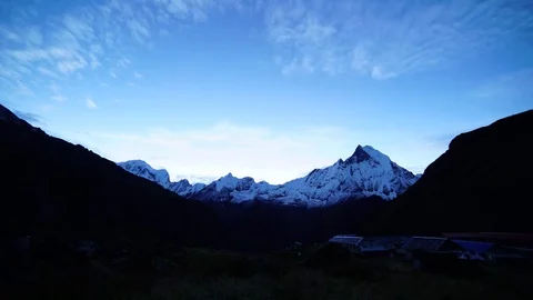 Himalayas sunrise – timelapse 스톡 동영상 71310017