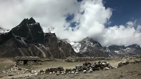 Himalayas village Stock Footage 24635858