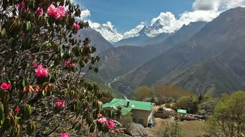 Himalayas village Stock Footage 24636852