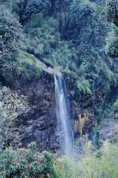 Himalayas. Waterfall Stock Photos