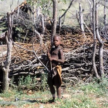 Himba people Stock Photos