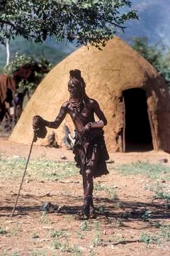Himba people Stock Photos