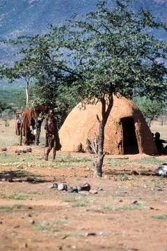 Himba people Stock Photos