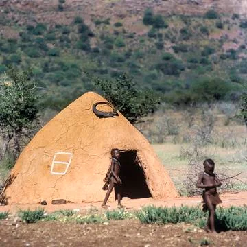 Himba people Stock Photos