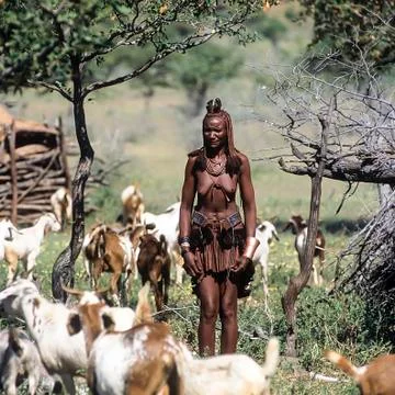 Himba people Stock Photos