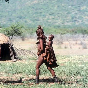 Himba people Stock Photos
