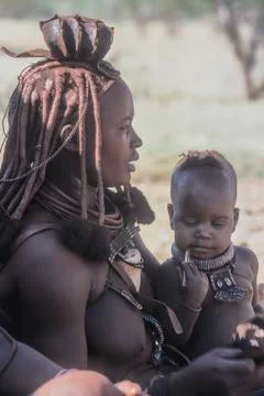 Himba people Stock Photos
