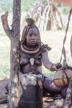 Himba people Stock Photos