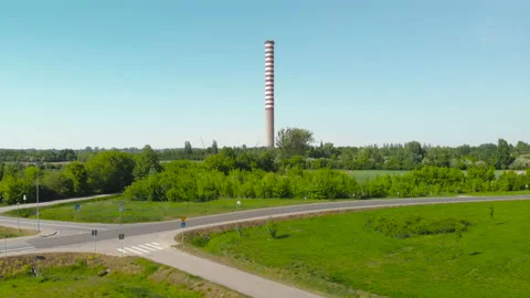 Himney standing in a field Stock Footage 90496449