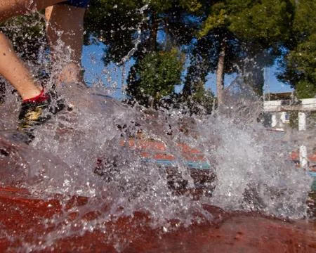 Hindernislauf Stock Photos