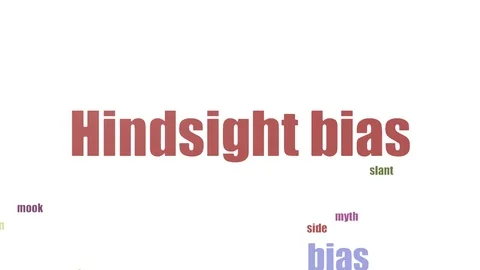Hindsight Bias Wordcloud Animated Isolated On White Stock Footage 103665167