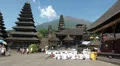 Hindu ceremony at mother temple Besakih in Bali HD Footage
