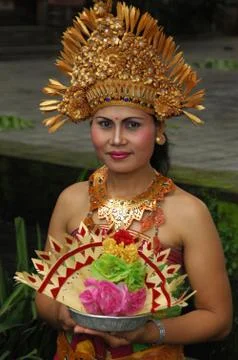 Hindu Dancer Bali Stock Photos