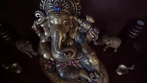 Hindu God Ganesh Stock-Footage 88904076