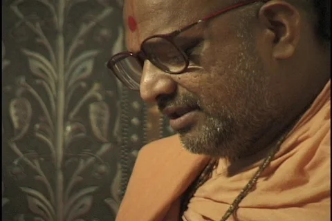 Hindu Monk 1 Stock Footage 297698