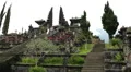 from Hindu Mother Temple of Besakih, Agung Volcano, Bali Island, Indonezia HD Footage