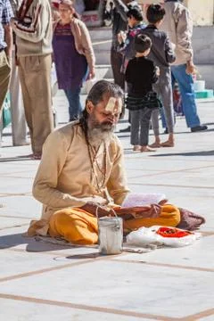 A Hindu Priest Foto stock