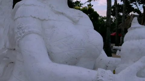 Hindu statue on Bali Stock Footage 156295782