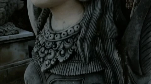 Hindu statue on Bali Stock Footage 156335089