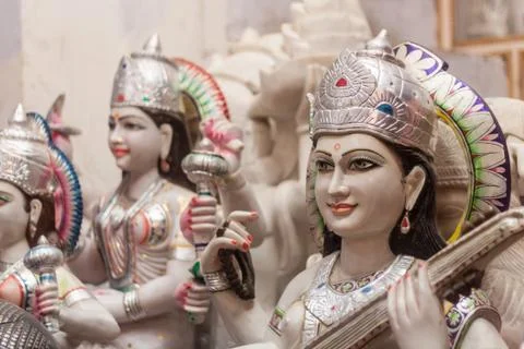 Hindu Statues Foto stock