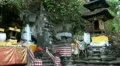 Hindu temple with bat cave HD Footage
