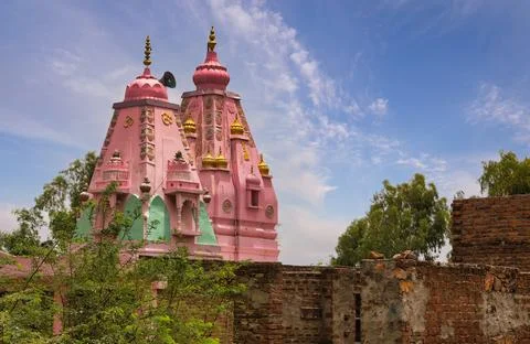 Hindu temple complex in Rajasthan Stock Photos