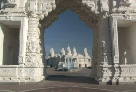Hindu Temple Stock Footage 283959