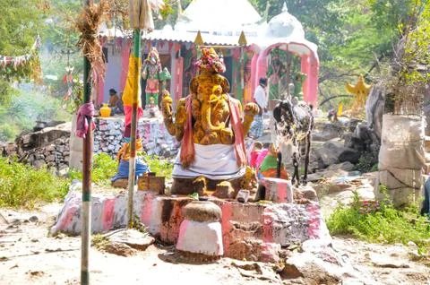 Hindu temple 스톡 사진
