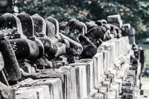Hindu temple prambanan. indonesia, java, yogyakarta Fotos Stock