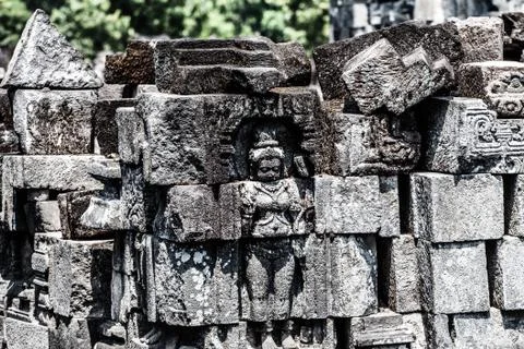 Hindu temple prambanan. indonesia, java, yogyakarta Foto stock