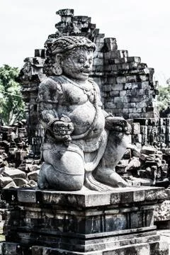 Hindu temple prambanan. indonesia, java, yogyakarta Stock Photos