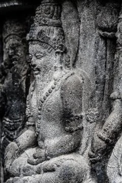 Hindu temple prambanan. indonesia, java, yogyakarta Stock Photos