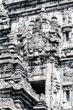 Hindu temple prambanan. indonesia, java, yogyakarta Stock Photos