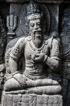 Hindu temple prambanan. indonesia, java, yogyakarta Stock Photos