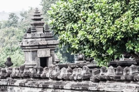 Hindu temple prambanan. indonesia, java, yogyakarta Stock Photos