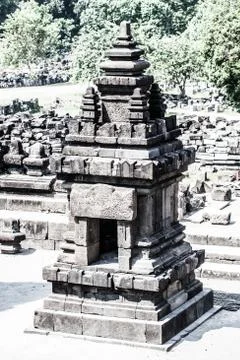 Hindu temple prambanan. indonesia, java, yogyakarta Stock Photos