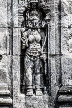 Hindu temple prambanan. indonesia, java, yogyakarta Stock Photos