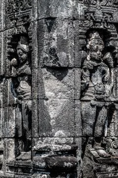 Hindu temple prambanan. indonesia, java, yogyakarta Fotos Stock