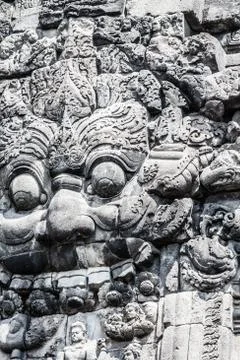 Hindu temple prambanan. indonesia, java, yogyakarta Stock Photos