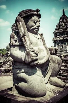 Hindu temple prambanan. indonesia, java, yogyakarta Stock Photos