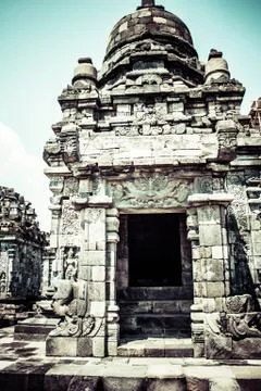 Hindu temple prambanan. indonesia, java, yogyakarta Stock Photos
