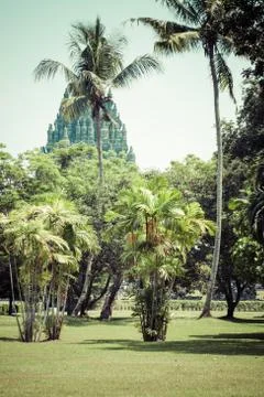 Hindu temple prambanan. indonesia, java, yogyakarta Stock Photos