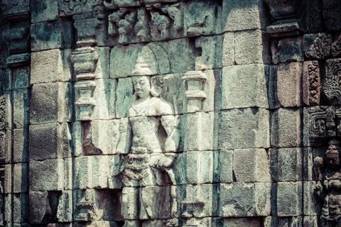 Hindu temple prambanan. indonesia, java, yogyakarta 스톡 사진
