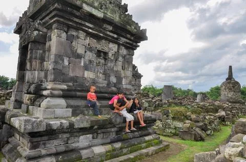 Hindu temple of Prambanan on the island of Java, Indonesia Stock-Fotos