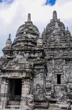 Hindu temple of Prambanan on the island of Java, Indonesia Fotos de archivo