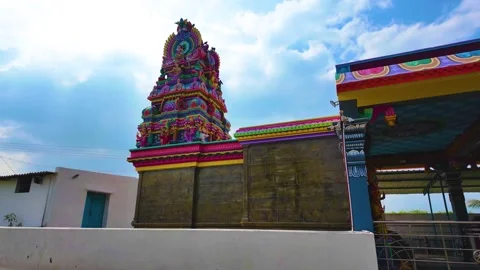 Hindu Temple - Sculpture Video stock 263747816